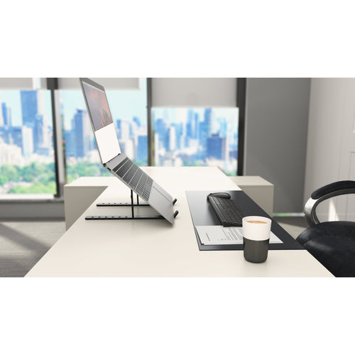 COLLAPSIBLE ALUMINUM LAPTOP RISER (K50406WW)