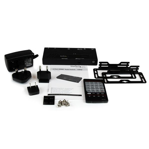 2 PORT HDMI VIDEO SWITCH BOX 1080P AUTOMATIC PRIORITY SWITCHING