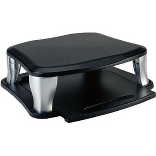 UNIV MONITOR STAND UP TO 100 LBS TWO HEIGHT SETTINGS - BLACK