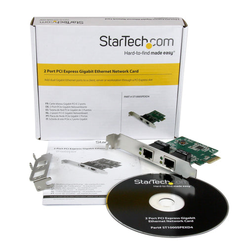 2 PORT PCIE NETWORK CARD LAN GIGABIT ETHERNET NIC ADAPTER RJ45