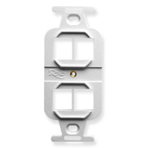 INSERT- ELECTRICAL- HD- 4-PORT- WHITE