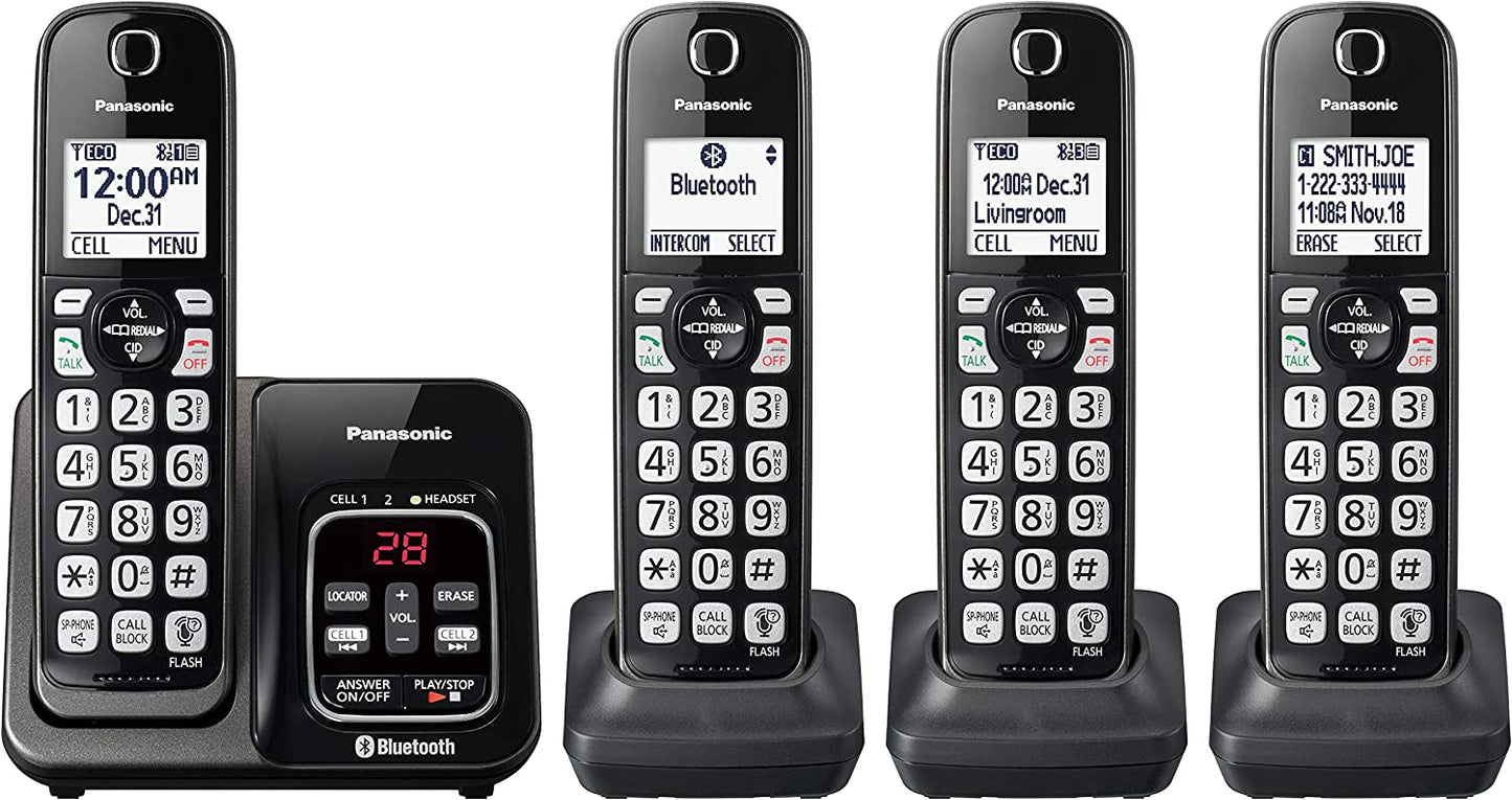 4HS Cordless Telephone- Met Black- ITAD