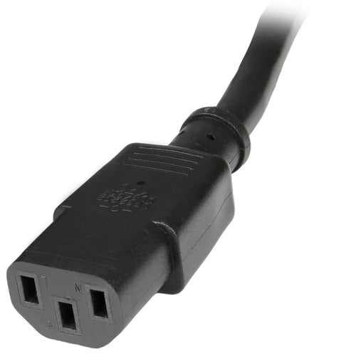 10FT POWER EXTENSION CORD C14 TO C13 COMPUTER MONITOR POWER CABLE