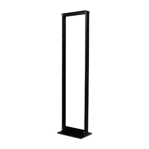 45U NETSHELTER 2POST OPEN RACK BLACK FINISH