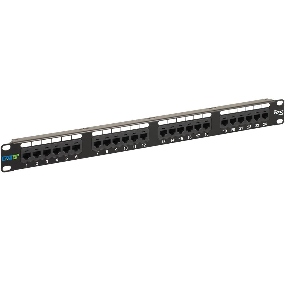 PATCH PANEL- CAT 5e- 24-PORT- 1 RMS