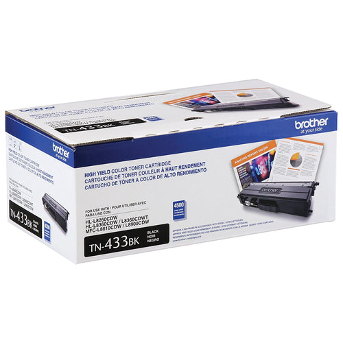 TN433BK BLACK TONER MFCL8610CDW L8900CDW