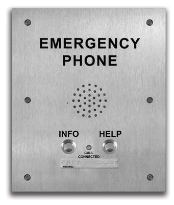 VoIP 2 Button Emergency Phone