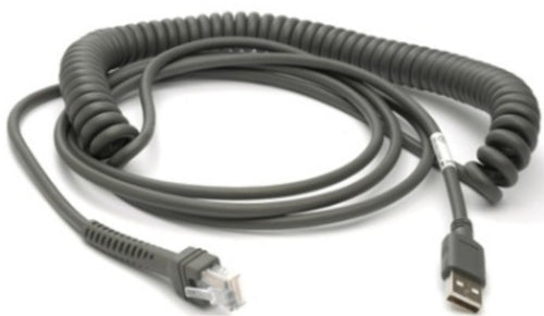 15FT CABLE USB COILED CONNECTOR SERIES A ROHS (CBA-U09-C15ZAR)