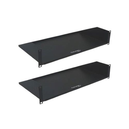 2U 10" SINGLE SIDE SOLID SHELF 2 PACK