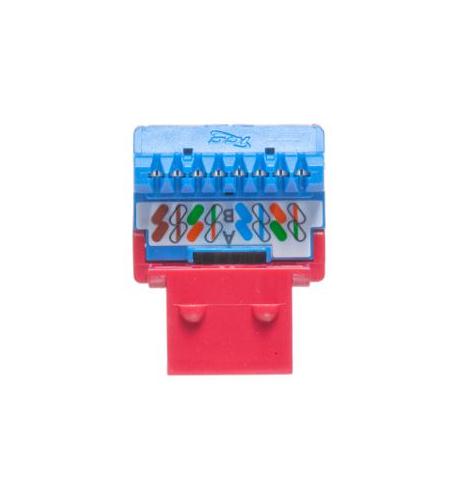 MODULE, CAT 5e, EZ, RED