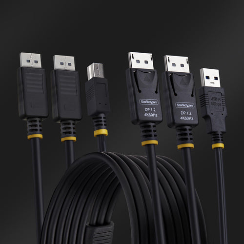 6FT DUAL-DP/USB KVM CABLE - FOR DUAL-MONITOR DISPLAYPORT KVM