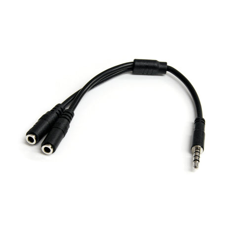 HEADPHONE AND MICROPHONE HEADSET ADAPTER 3.5MM M/F