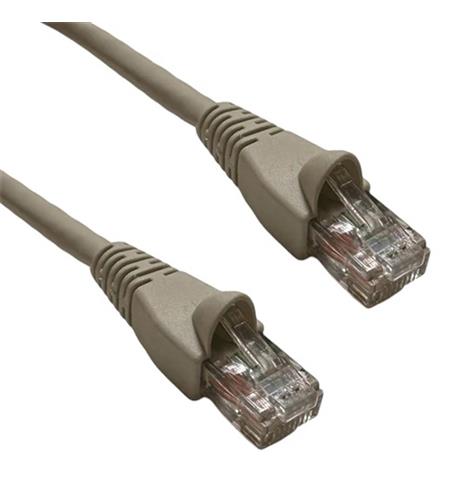 CAT6 PATCH CORD BOOTED 2' GREY