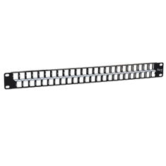 PATCH PANEL- BLANK- 48-PORT- HD- 1 RMS