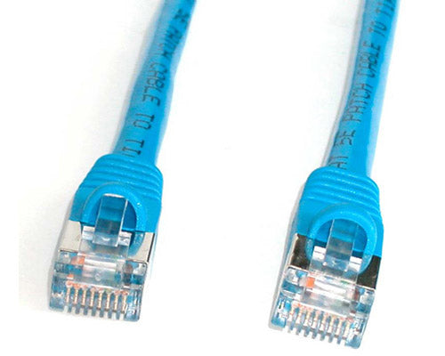 25FT BLUE CAT5E CABLE SHIELDED SNAGLESS ETHERNET CABLE LAN RJ45