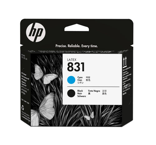 831 CYAN AND BLACK LATEX PRINTHEAD