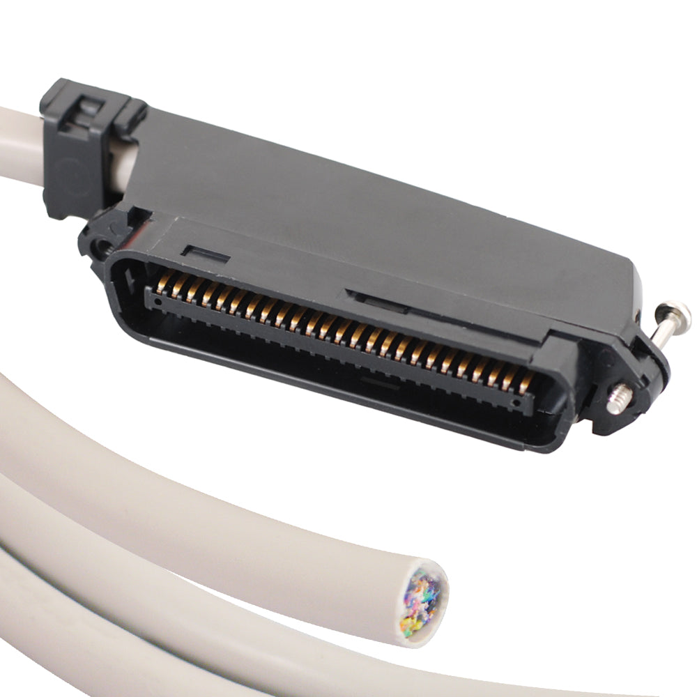 25-PAIR CABLE ASSEMBLY- M-BLUNT- 90°- 5'