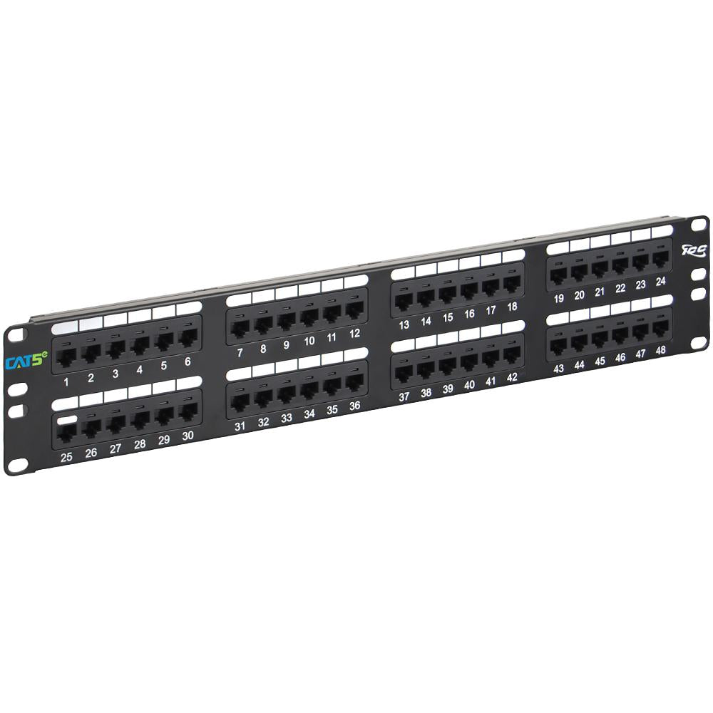 Patch Panel 48PT- CAT5E- 2RMS