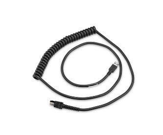 CABLE SHIELDED USB SERIES A 9COILED BC1.2 HIGH CURRENT -30C (CBA-UF6-C09ZAR)