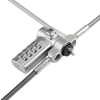 UNIVERSAL LAPTOP LOCK 6.6FT 3-IN-1 LOCKING SECURITY CABLE