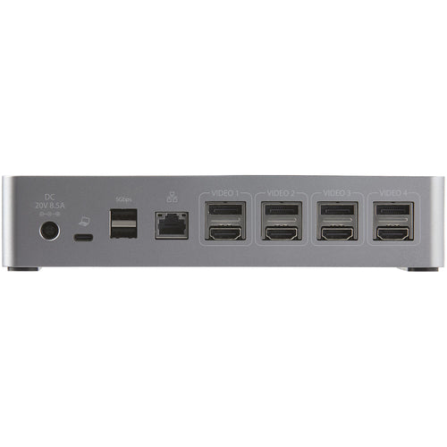 4 MONITOR USB C DOCK 100W POWER QUAD MONITOR DOCKING STATION