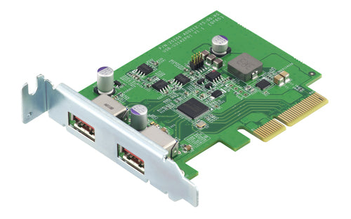 USB 3.2 GEN 2 DUAL PORT PCIE EXPANSIONCARD NAS W/A PCIE SLOT WIN (QXP-10G2U3A)