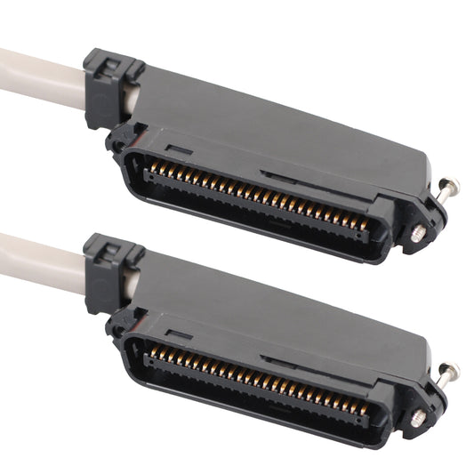 25-PAIR CABLE ASSEMBLY- M-M- 90°- 10'
