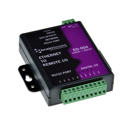ETHERNET TO 4 DIO + ETHERNET TO 4 DIG IN OR OUT+1 RS232+1 ETHERNET
