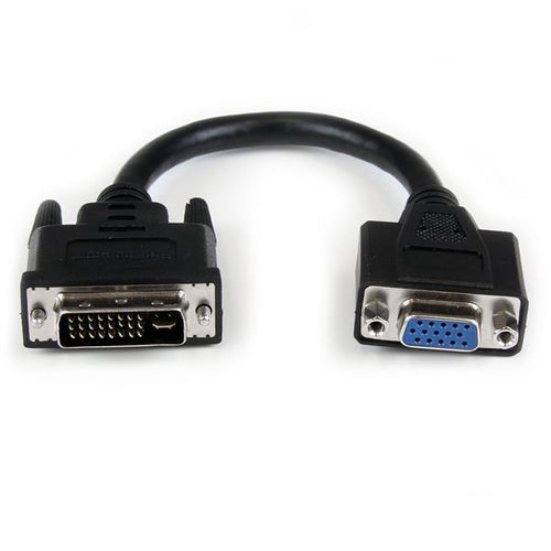 8IN DVI MALE TO VGA FEMALE CABLE ADAPTER DVI-I TO VGA DONGLE