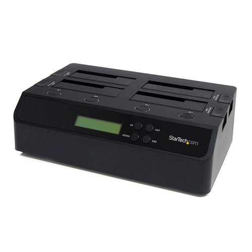 4BAY HARD DRIVE DUPLICATOR DOCK HDD SSD CLONER WIPER DISK ERASER