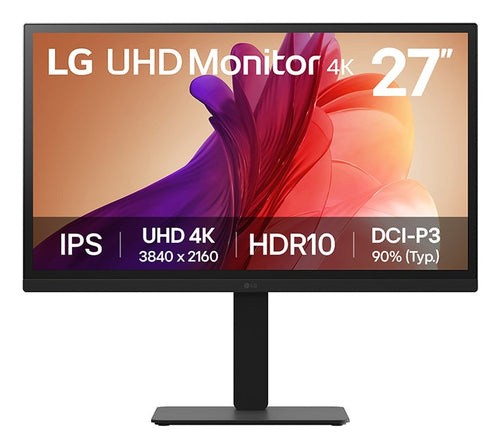 27IN LCD 3840X2160 IPS TAA MNTR HDMI DP PIVOT SWIVEL VESA100X100