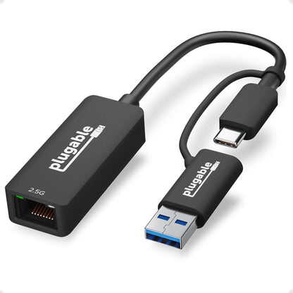 PLUGABLE USBC-E2500 2.5G USB C TO ETHERNET ADAPTER