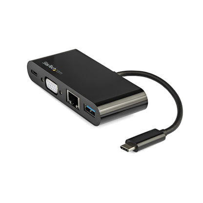 USB C MULTIPORT ADAPTER 60W PD VGA MINI DOCK W/ POWER DELIVERY