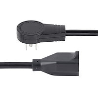 6FT POWER EXTENSION CORD NEMA 5-15P TO 5-15R ROTATING FLAT PLUG (RTPAC1016)