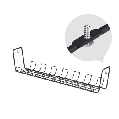 UNDER DESK CABLE MANAGEMENT - BASKET STYLE CABLE ORGANIZER TRAY