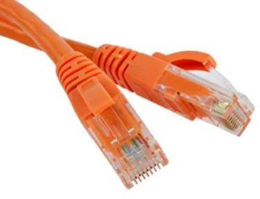 CAT5E PATCH CORD 1FT ORANGE