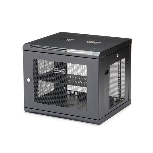 WALL MOUNT NETWORK SWITCH CABINET 9U SERVER RACK ENCLOSURE