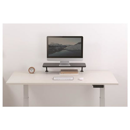 CLAMP ON MONITOR RISER SHELF ELEVATED COMPUTER MONITOR PLATFORM