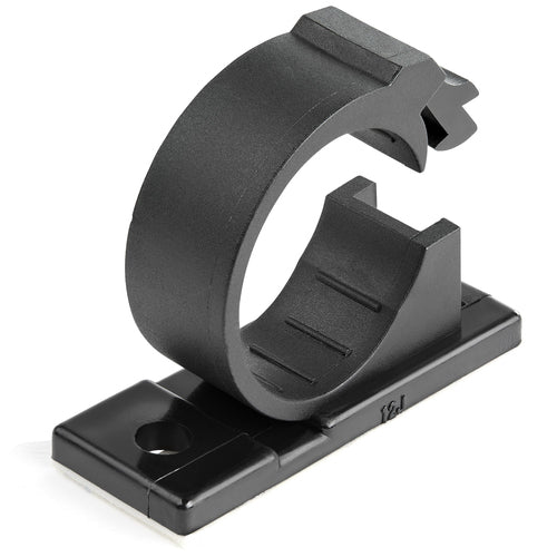 100 ADHESIVE CABLE MANAGEMENT CLIPS COMPUTER/NETWORK CORD HOLDER
