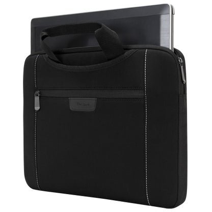 SLIP CASE WITH HIDEAWAY HANDLES BLACK 14IN