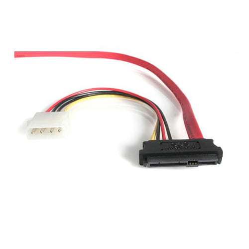 18IN SAS 29-PIN TO SATA W/ LP4 POWER CABLE