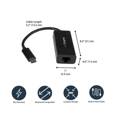 USB C TO GIGABIT ETHERNET ADAPTER - USB C TO RJ45/LAN ADAPTER