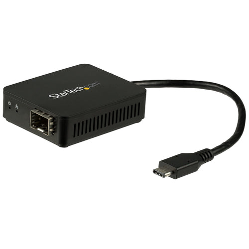 USB C TO FIBER OPTIC CONVERTER OPEN SFP GIGABIT FIBER ADAPTER (US1GC30SFP)