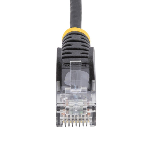 SLIM CAT6 CABLE BLACK LSZH SLIM SNAGLESS RJ45 UTP PATCH CABLE