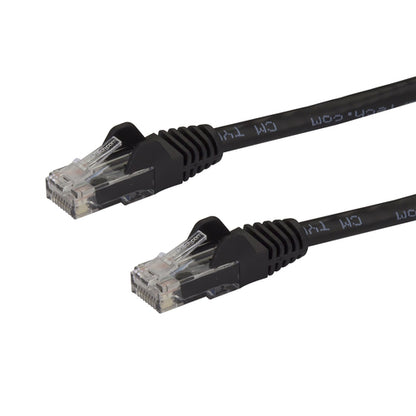 6FT BLACK CAT6 ETHERNET CABLE SNAGLESS RJ45 UTP PATCH CABLE CORD