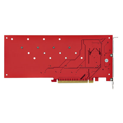 QUAD M.2 PCIE ADAPTER CARD MKEY AHCI NVME M2 SSD PCIE 4.0