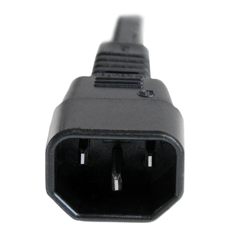 6FT COMPUTER POWER CORD C14 TO C15 AC POWER PC EXTENSION CABLE