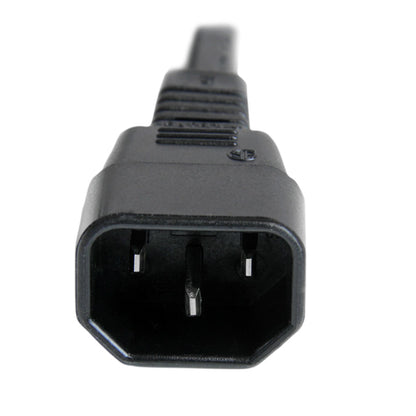 6FT COMPUTER POWER CORD C14 TO C15 AC POWER PC EXTENSION CABLE
