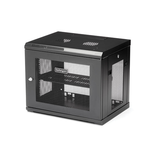 WALL MOUNT NETWORK SWITCH CABINET 9U SERVER RACK ENCLOSURE