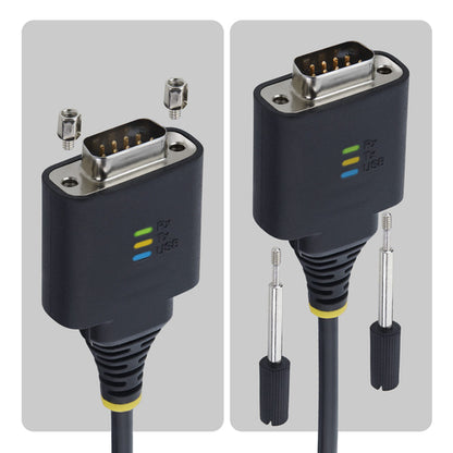 1FT USB-C SERIAL ADAPTER CABLE - FTDI TYPE-C TO DB9 RS232 (1P1FFC-USB-C-SERIAL)